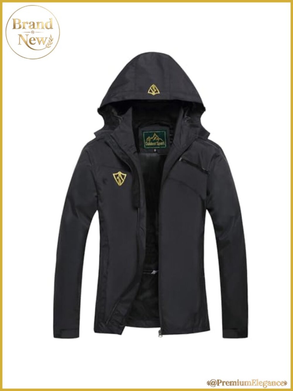 Waterproof Lightweight Packable Raincoat with Hood for Women